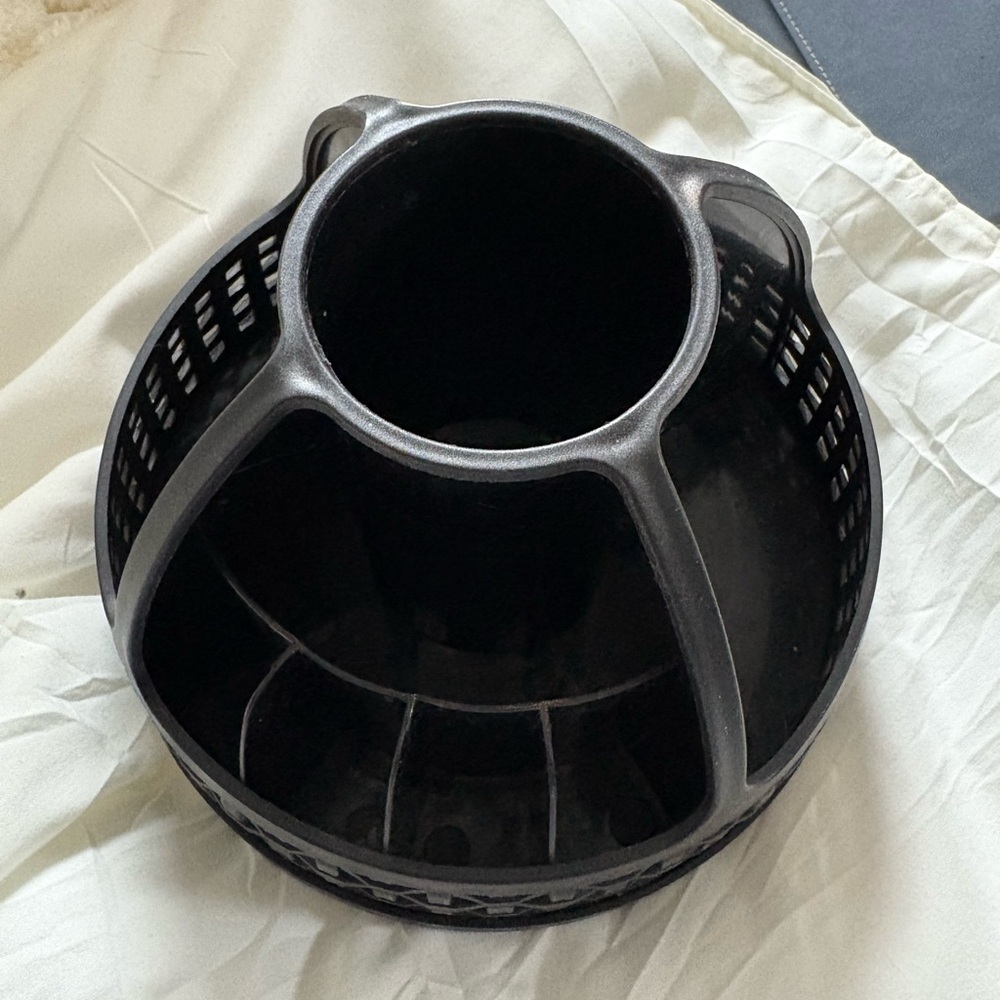 Black Rotating Makeup Organizer